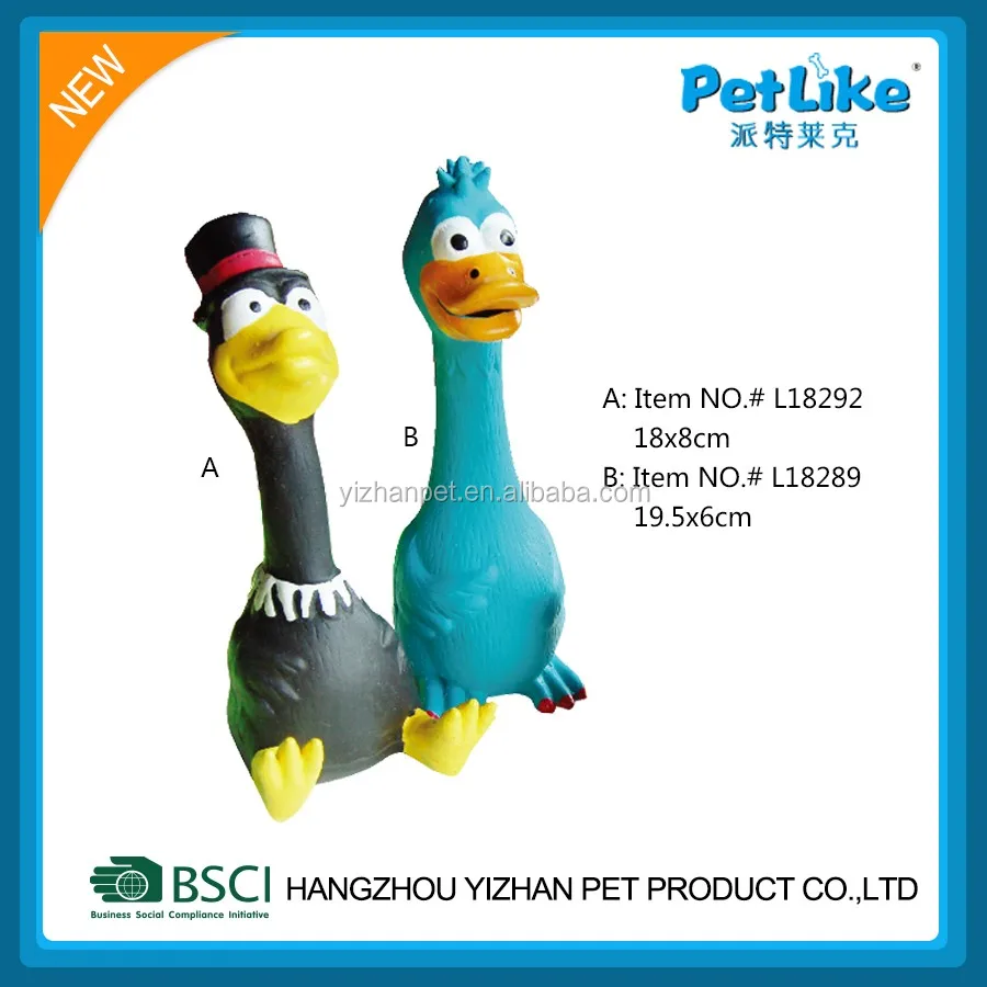 Latex Dog Play Toy Duck Latex Toy Unique Pet Products Wholesale Tiny Toy For Puppy Buy Latex
