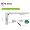 Szone new design RF433 motorized electric curtain track set with remote controller