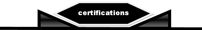 certifications