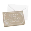 Myway Country Blossom Kraft Paper Thank You Chinese Wedding Invitation Cards