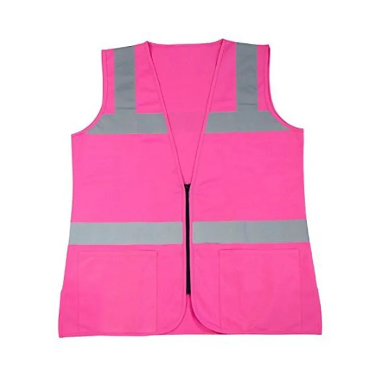 Personal Protective Reflective Pink Safety Vest Buy Reflective Saftey