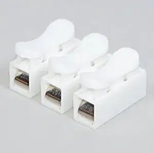 Cable terminal - wire terminal connector Medog 30pcs CH3 Quick Electrical Connector cable clamp Terminal Block Spring Connector Wire Connecting Terminal Block
