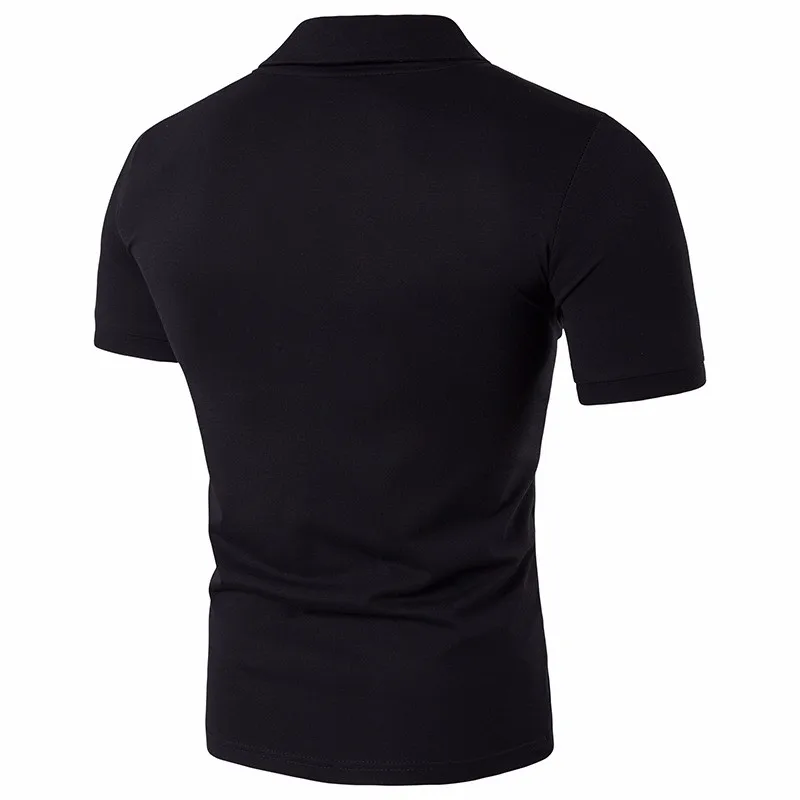 New Design Striped Placket Short Sleeve Men's Polo T-shirt - Buy Polo T ...