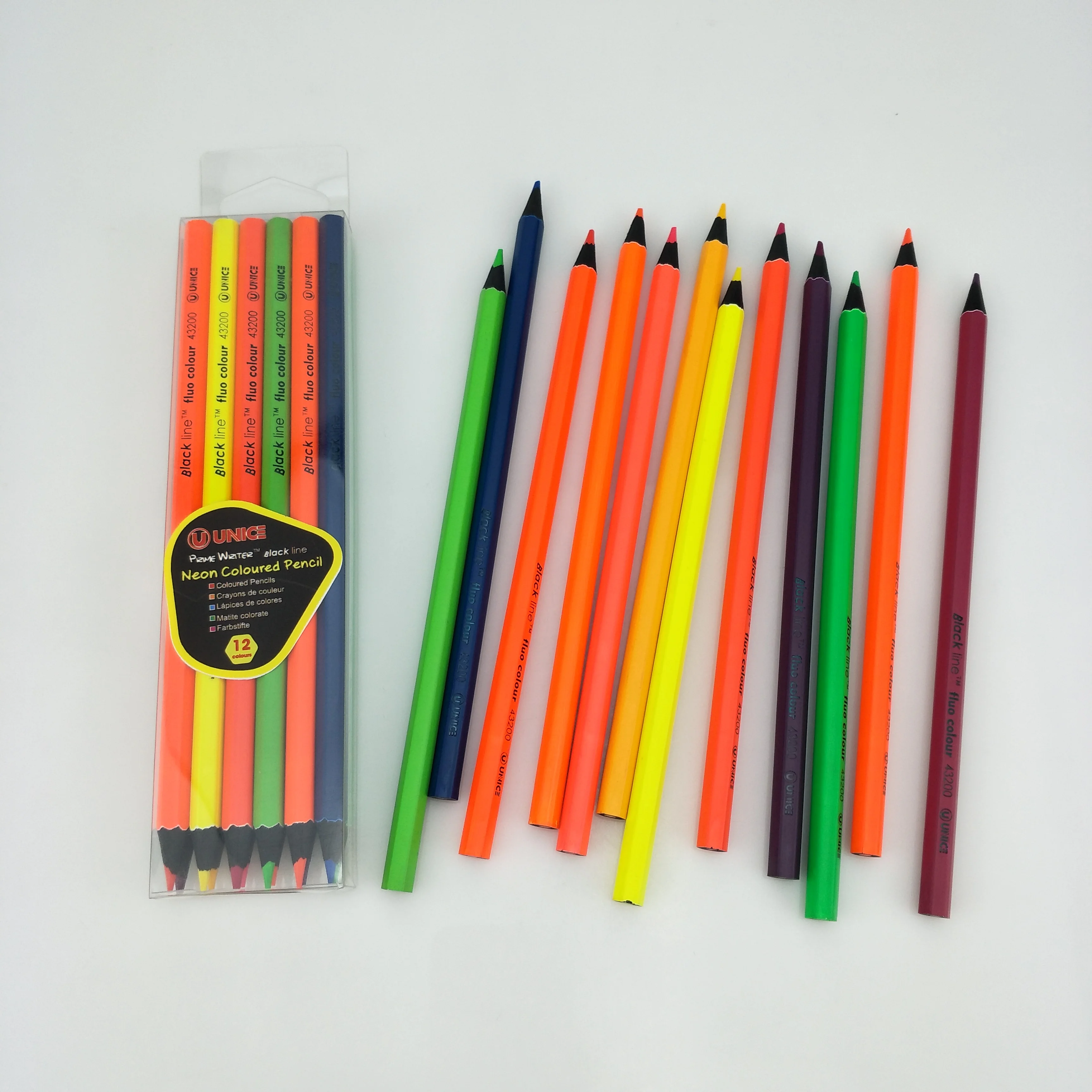 鉛筆に印刷されたカスタムデザイン Oemパッケージネオン色鉛筆 ブラックウッド Buy Neon Colored Pencils Black Wood Pencil Custom Pencils Product On Alibaba Com