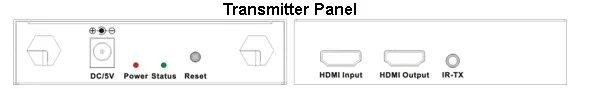 200m Wireless intelligent conference system HDMI transmitter extender