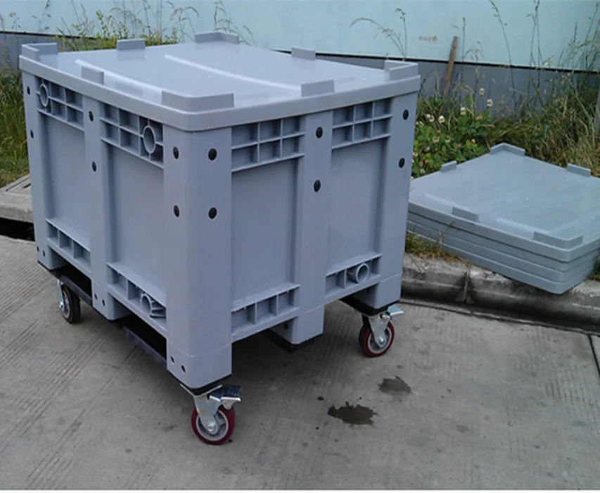 1200 X1000mm Lowes Plastic Pallet Box/ Pallet Bin/fruit Crate For Sale