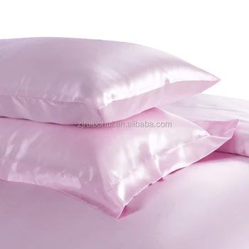 pink satin pillowcase