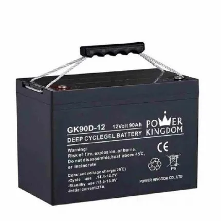 Power Kingdom Custom 100ah sealed lead acid battery company solor system-3