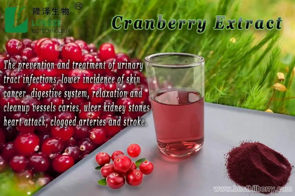 100 Natural Pigment Cranberry Extract 40 Proanthocyanidins Cranberry