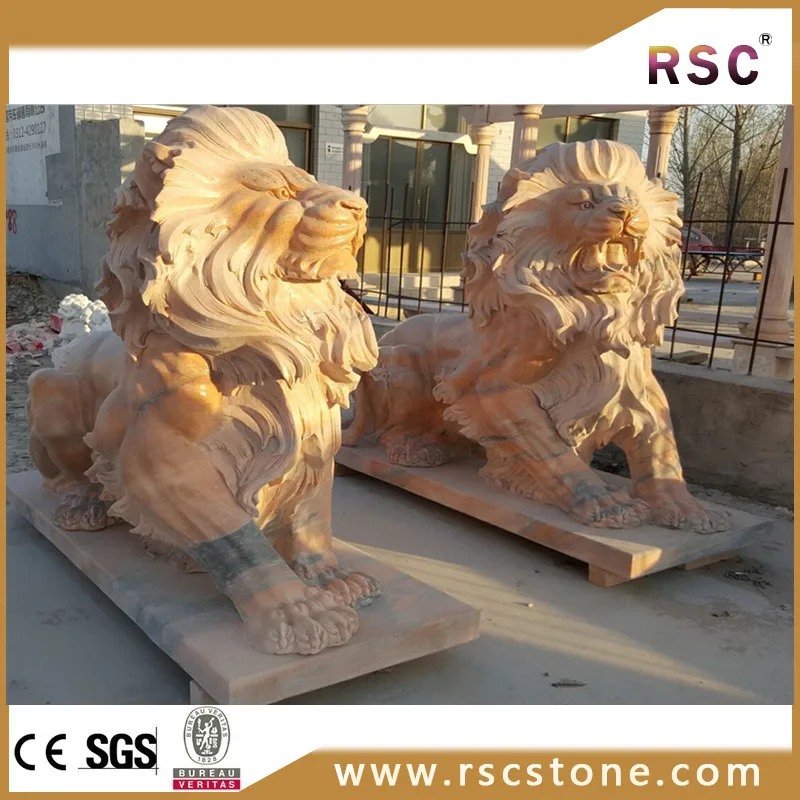 Afterglow Red Marble Life Size Lion Statue Afterglow Red Marble Life Size Lion Statue Product On Alibaba