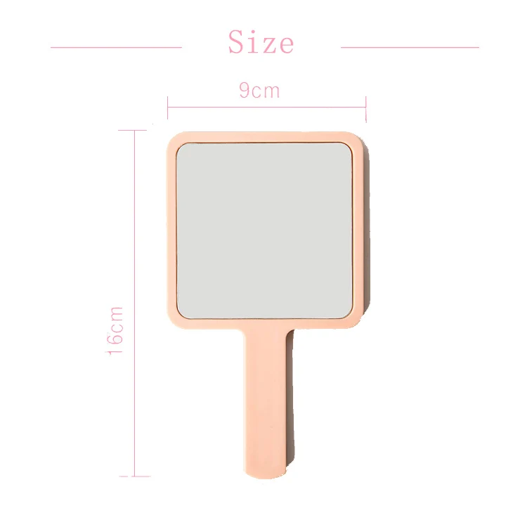 Promotional Singleside Vanity Square Handheld Makeup Mirror Buy