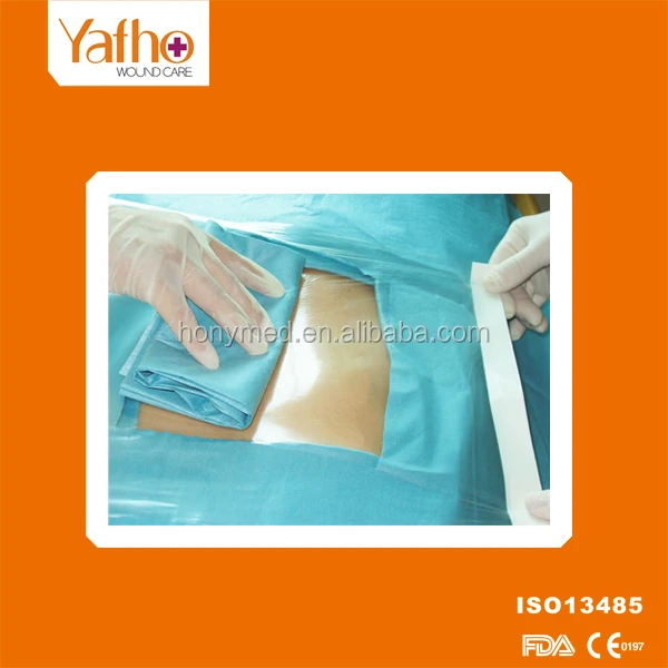Iodine Surgical Drape 45x55cm Buy Surgical Drapes With Iodine Product