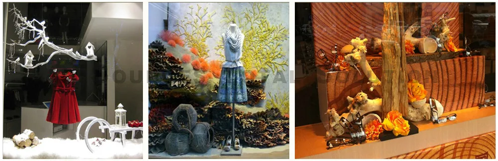 Artificial Plants Decorations For Retail Store Window Display Artificial Plants Decorations For Retail Store Window Display