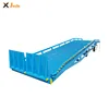Flexible truck loading mobile hydraulic container dock loading ramp for forklift