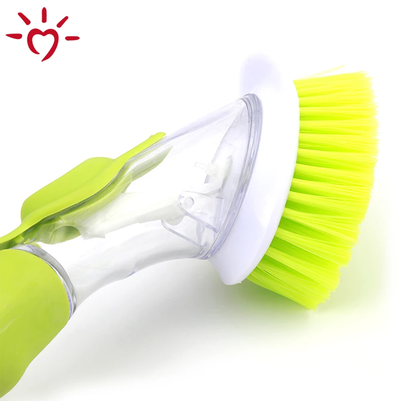 Kitchen scrubber long handle cleaning dish washing brushes
