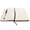 Personalized Custom A5 Daily Agenda Pocket Planner Journal Diary Pu Leather Cover Dotted / Dot Grid Notebook With Elastic Band