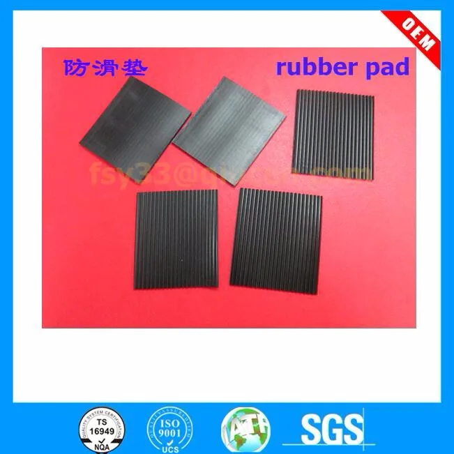 Custom Made Laser Engraving Non-slip Rubber Friction Pad Rubber ...