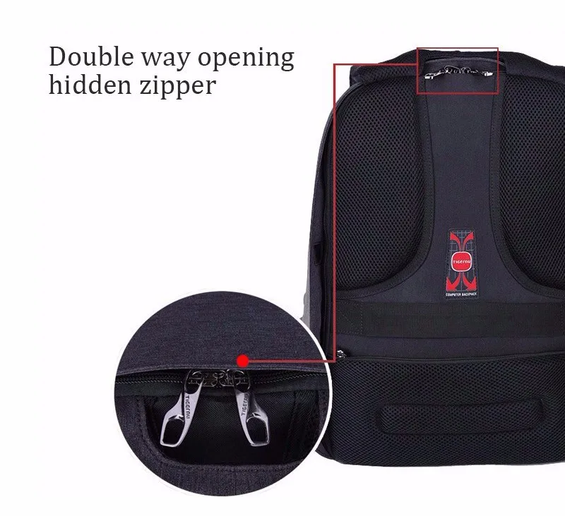 2017 Tigernu Brand Fashion Anti-Theft Men 's Backpack Business Backpack Women 14-17 Inch Laptop Backpack Travel Mochila Feminina