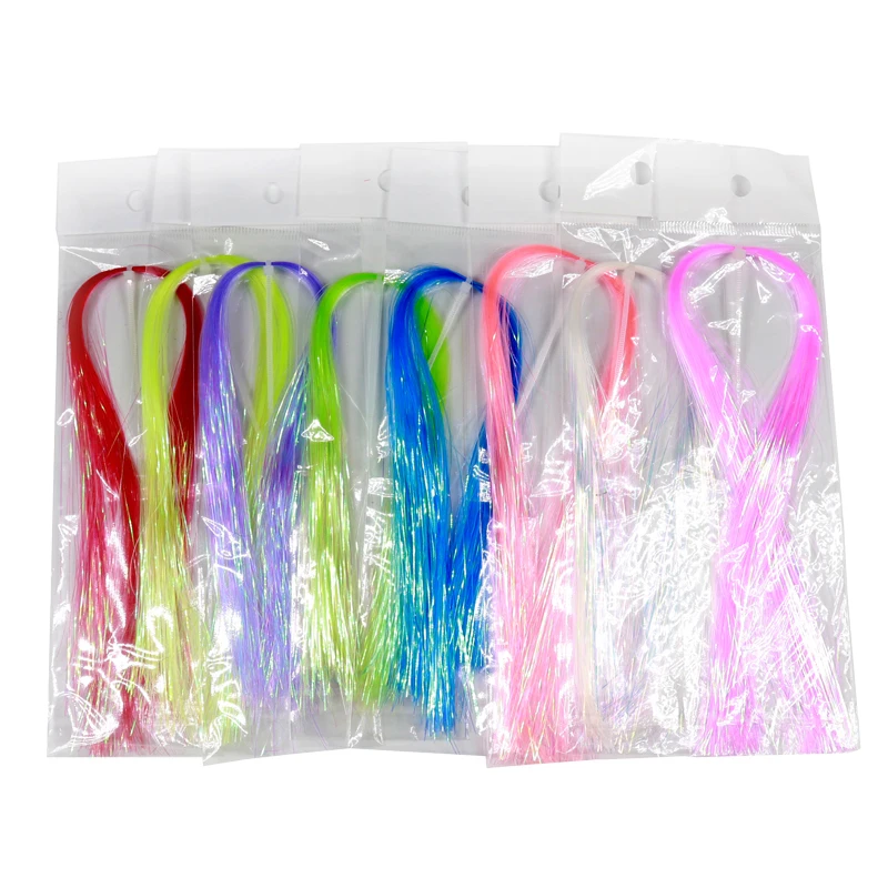1/50" Uv Ice Wing Flashabou Streamer Pike Salmon Fly Tying Material