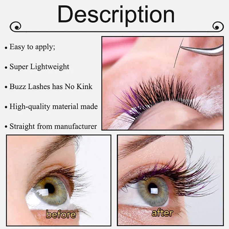 Beauty Double Layer Eyelash Extension Individual Mink Eyelash