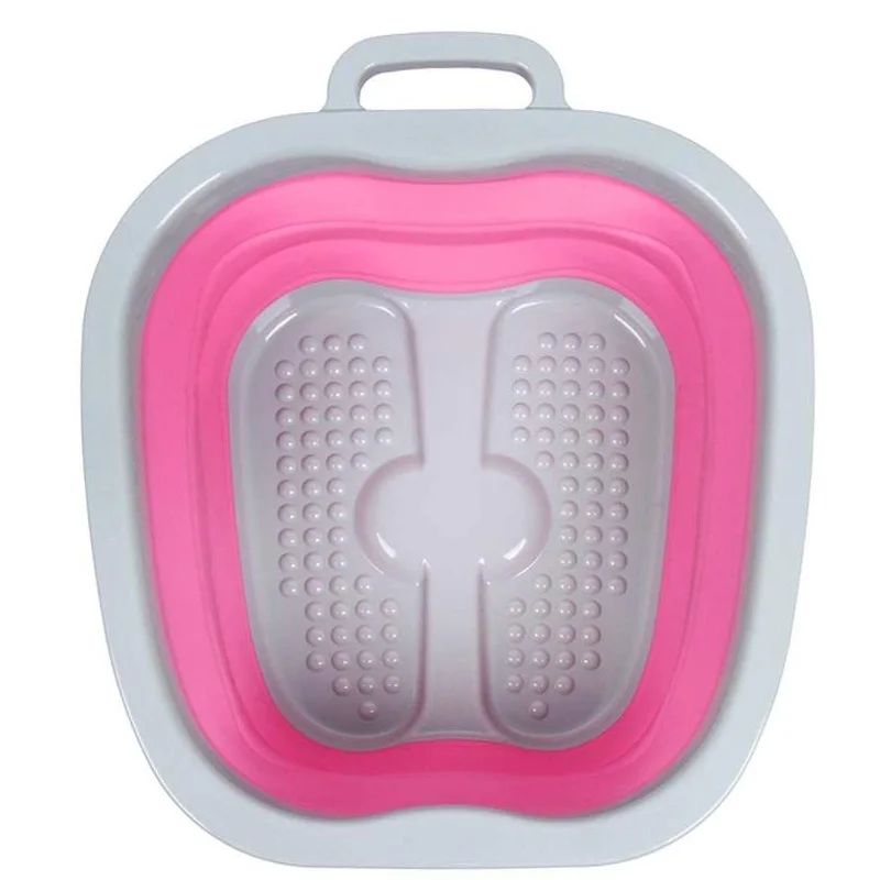 Portable Foot Bath Bucket For Adults,Messager Foldable Plastic Basin