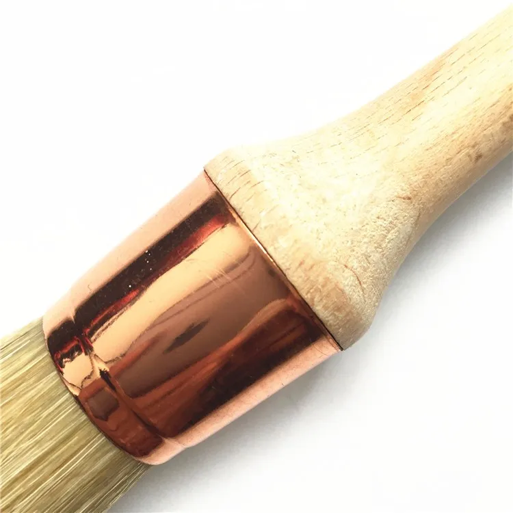 Yep Conical Shape Spanish Type Wooden Handle Hog Bristle Round Paint