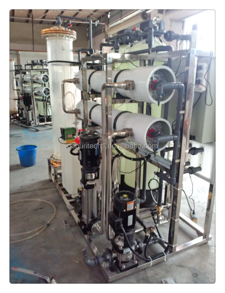 Low cost 2000LPH Commercial water Reverse Osmosis treatment plant for water purifier