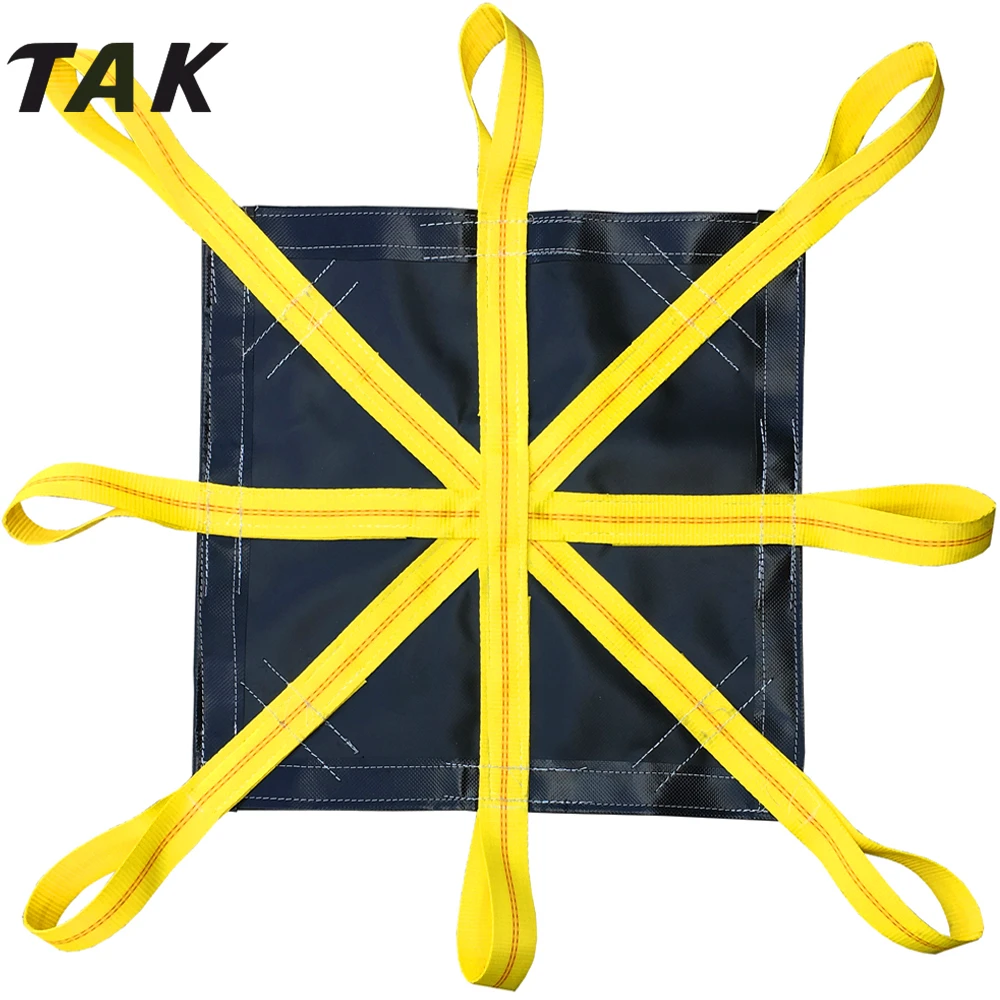 24' X 28' 8' Drop With 8' X 8' Flap Black 14oz Lightweight Lumber Tarps