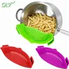 Amazon New Kitchen Vegetables Silicone Strainer Pasta Pot Strainer