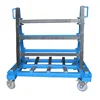 Double side granite steel a-frame rack for display and storage slabs