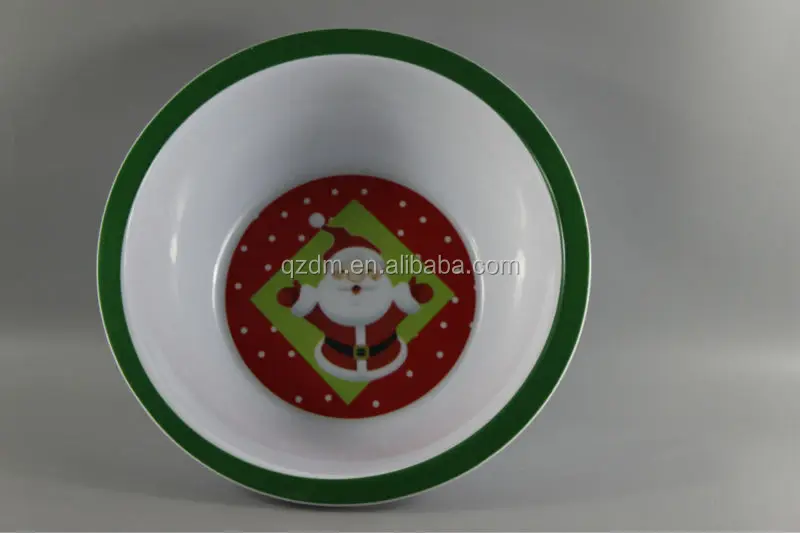 Christmas Melamine Mixing Bowl 12 Inch