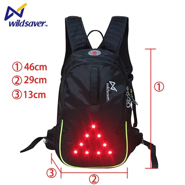 Flashing Light Outdoor Sport Hydration Cycling Led Bike Backpack Buy Led Backpack,Led Light