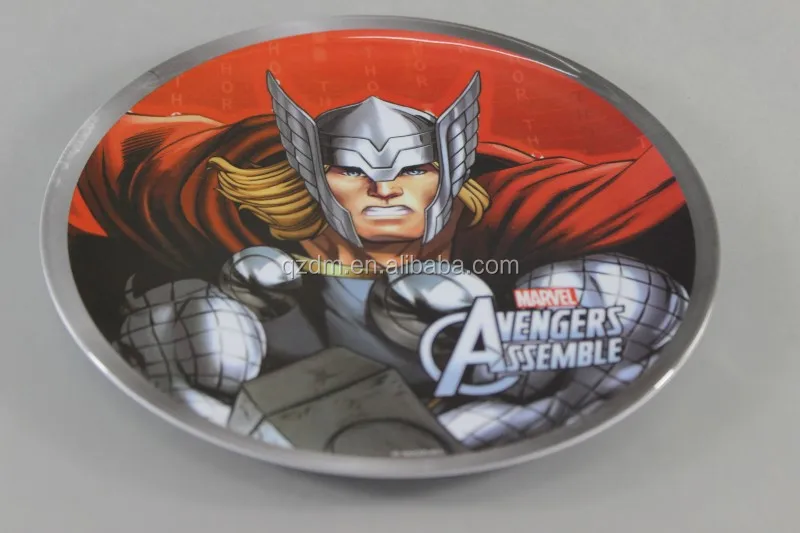 Client's Design 8inch Melamine Kid's Dinner Plate For Boy
