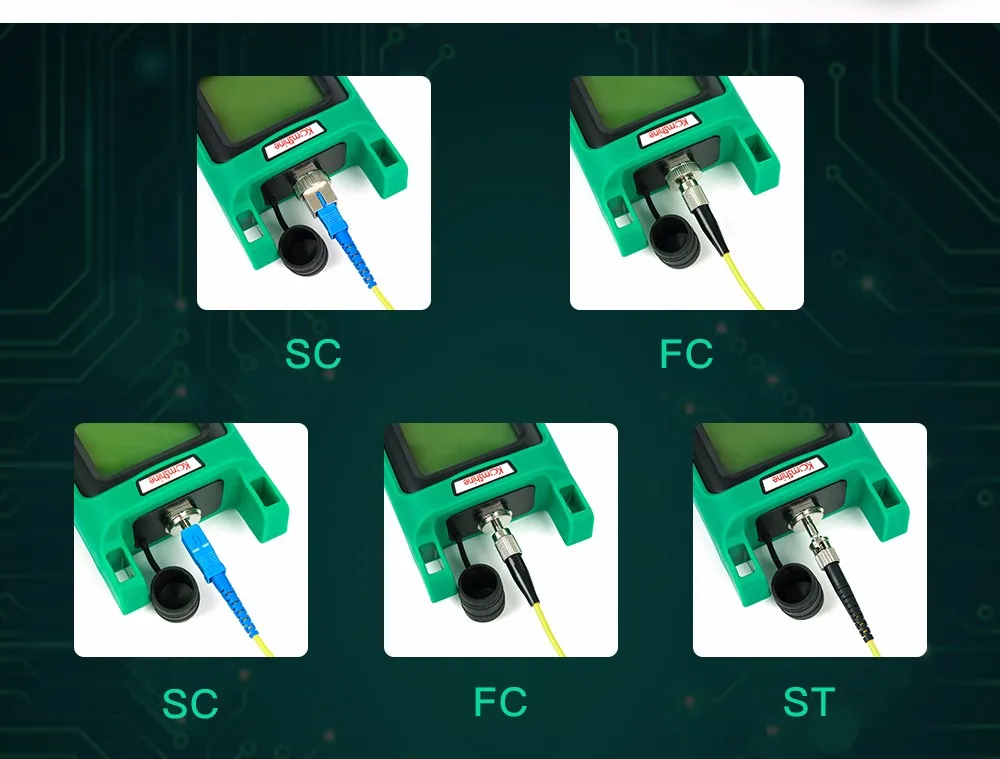 FTTH FTTX Optic fiber laser source KLS-35-S hand-held type fiber cable test tools w/SC+FC connector used with Power Meter
