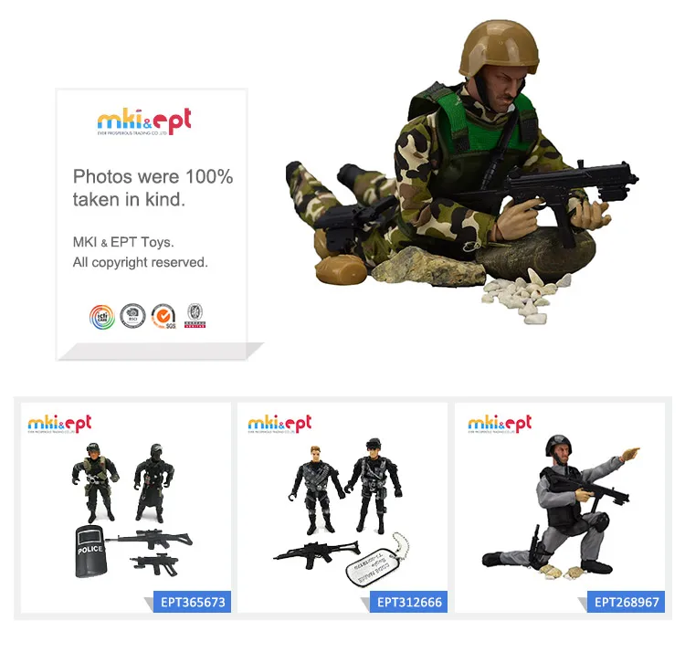 Ept Soft Pvc Soldier Toy Action Figure Collection Military Toys Mini