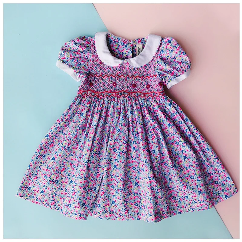 Children's Smocked Clothing Dress Customized Wholesale Children's