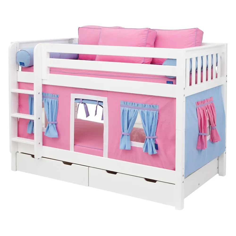 Hot Shot Girl Twin over Twin Tent Bunk Bed