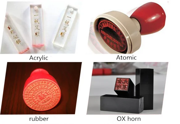 K40 engraving seals OX horn  organic glass seals plastic rubber