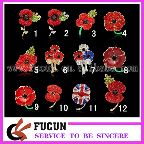 silver gold poppy rhinestone brooch d2.jpg