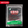 New design transparent self adhesive plastic flat pocket with own logo