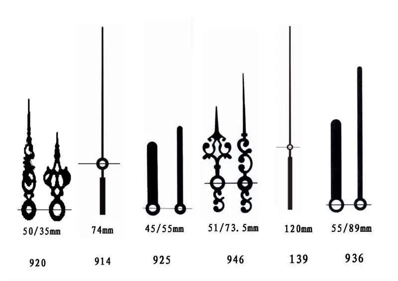 Hour And Minute Hands Metal Clock Hands Buy Clock Hand,Hour And