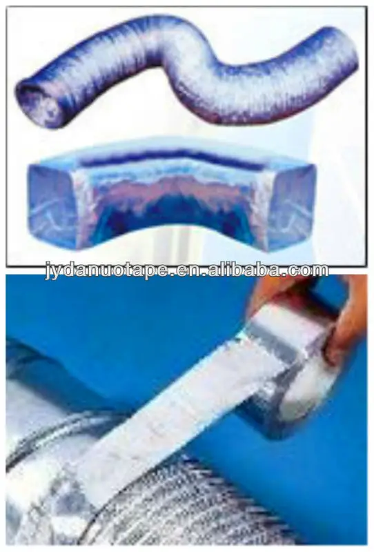 Reinforced Fsk Fiberglass Reinforced Adhesive Tape Aluminium Foil Tape