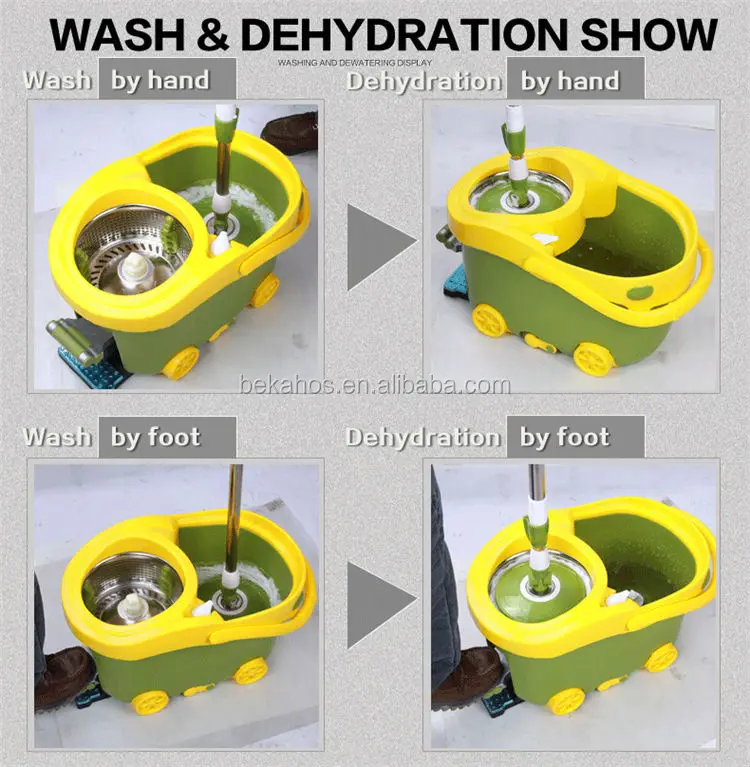 Spin Mop Cool Series Yellow+Green (16)
