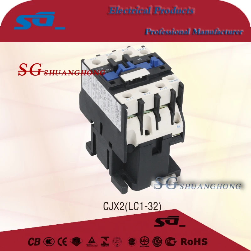 NC contactor CJX2-95 LC1-D95 Series 36VAC AC contactor CJX2-9511 95A AC 36V 3P NO