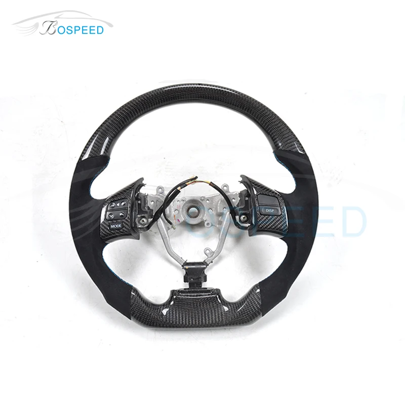
Customized flat bottom Carbon Fiber Steering Wheel racing car wheel For Lexus IS250 