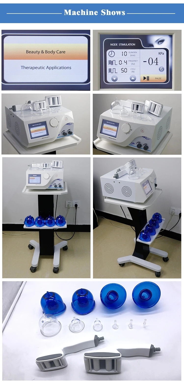 vacuum starvac cellulite cupping roller slimming & make the breast bigger machine