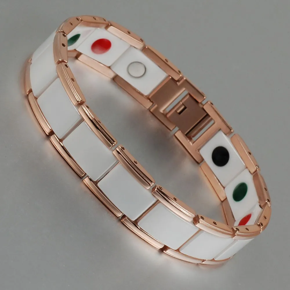Inox Various Styles Ceramic Energy Bracelet Health Bracelet