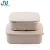 Popular Environmental Wheat Straw Biodegradable Bento Food Storage Container for Kids Toddlers(CPAE)