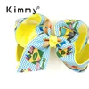 5 inch Yellow Butterfly Back to School Hair Bow , hairbow