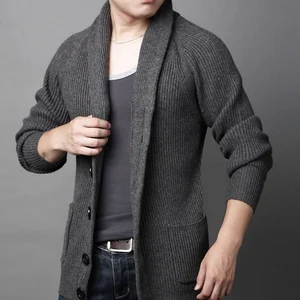 Man fashion cardigan turn down collar knit sweater for man knitwear Man fashion cardigan turn down collar knit sweater for man knitwear